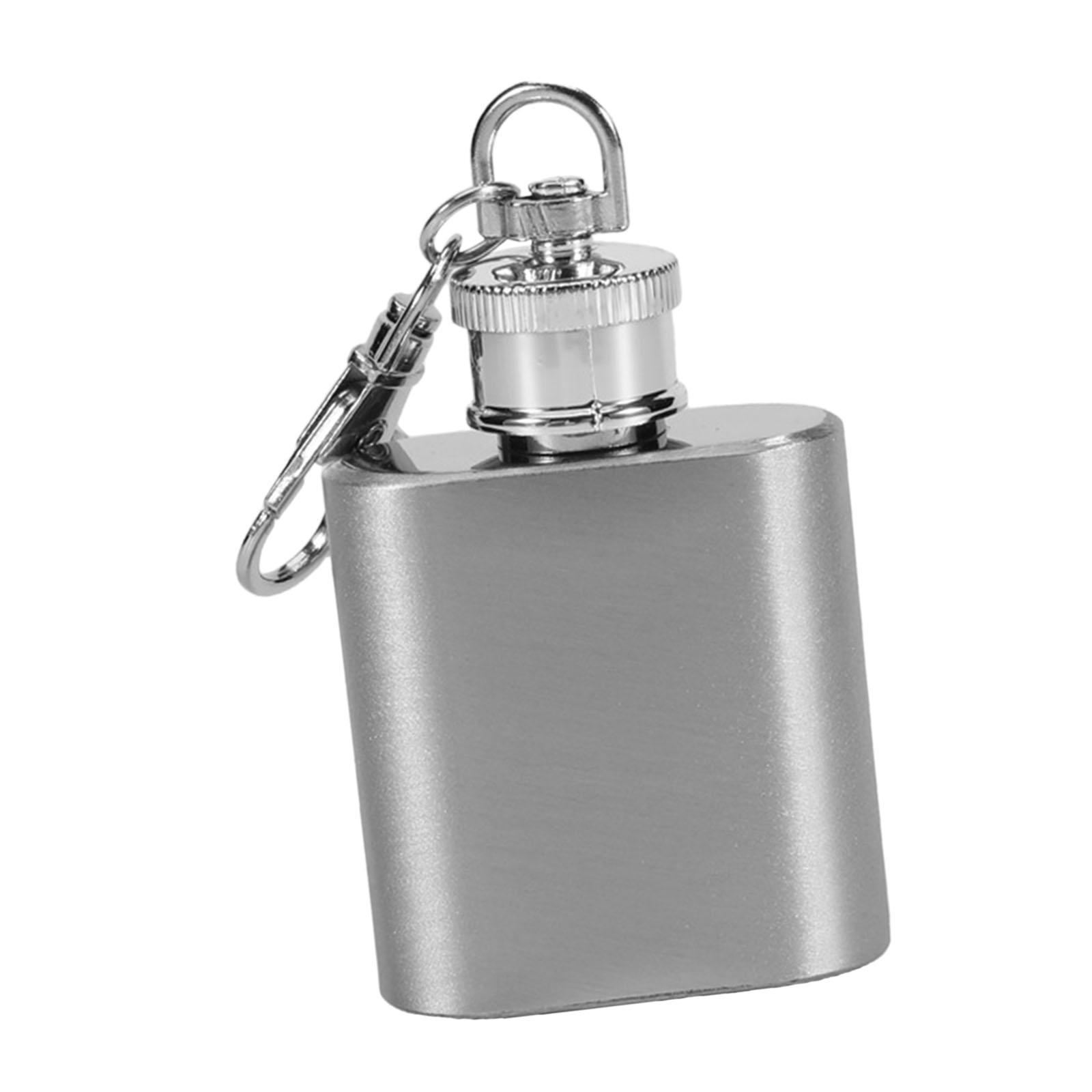 Hip Flagon Stainless Steel Pot Drink Bottle for Hiking Travel Men Indoor and Outdoor Barbecue