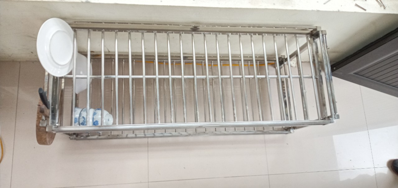 Kệ để đồ nhà bếp inox 2 tầng kt c45 ,d104 ,sâu 40