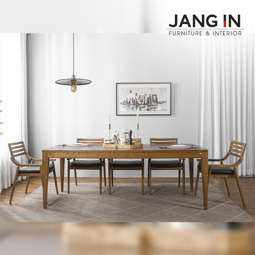 Bộ Bàn Ăn Spencer 8 Chỗ New Jang In