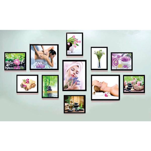 Bộ khung ảnh treo tường composite spa kèm đinh 3 chân KA204