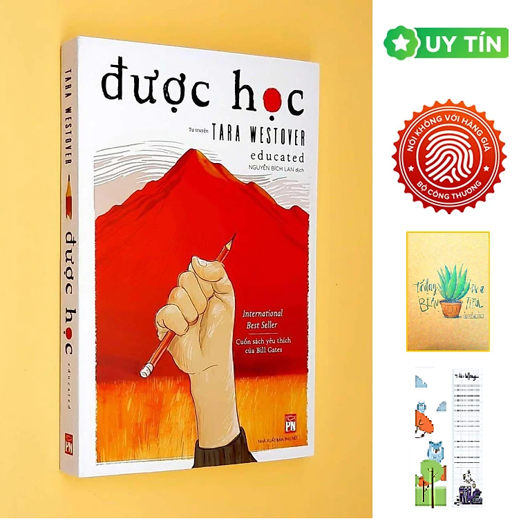 Được Học - Tara Westover- Dịch giả Nguyễn Bích Lan (tặng kèm sổ tay XƯƠNG RỒNG + BOOKMARK CÚ MÈO )