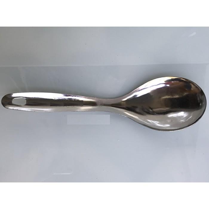 Muôi múc cơm canh inox dày dặn