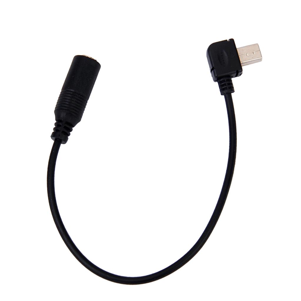 Mini USB to 3.5mm Microphone Mic Adapter Cable Cord for  Hero 4/ 3/ 3+