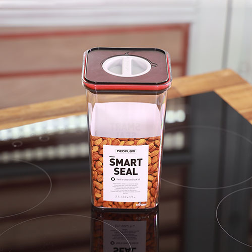 Hộp vuông Tritan Smart Seal 2100ml