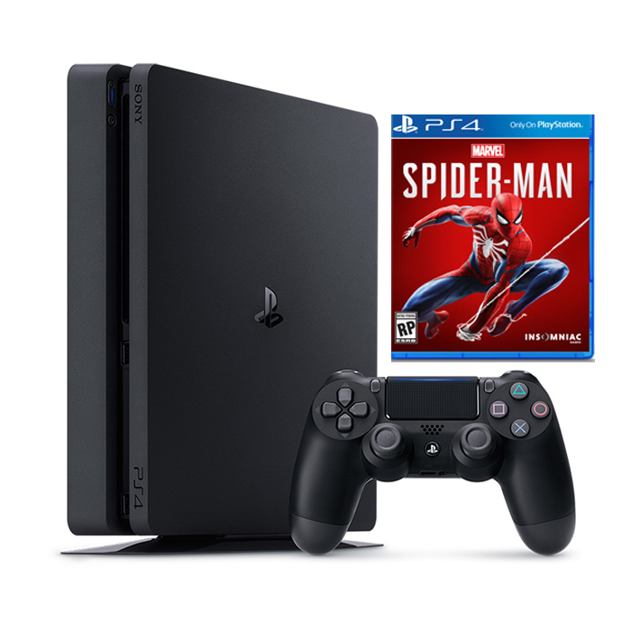 Bộ Máy Game Ps4 Slim 500gb Model 2218a Kèm Game Spider-man -Hàng Chính Hãng