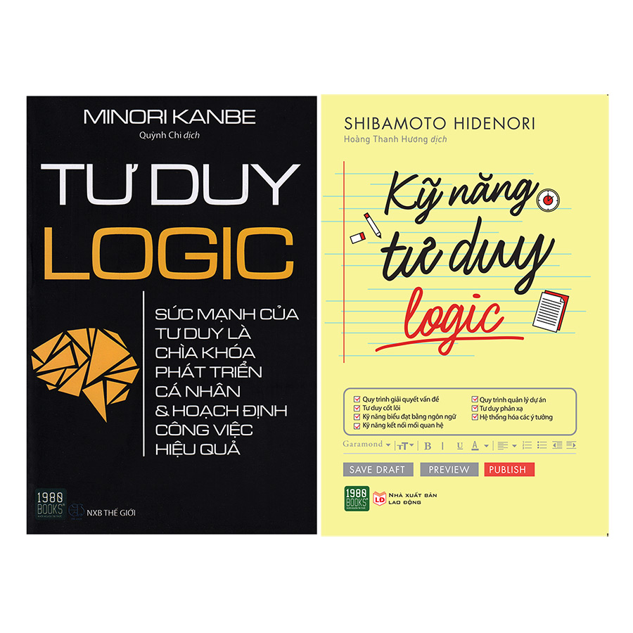 Combo Tư Duy Logic + Kỹ Năng Tư Duy Logic