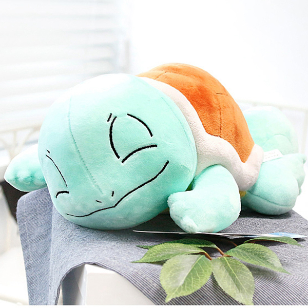 Gấu bông pokemon squirtle - Rùa kini ngủ say (30 cm) gb74