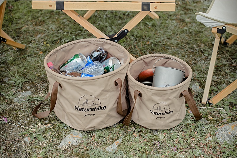 Chậu cắm trại, dã ngoại gấp gọn NatureHike NH20SJ040 20L - Foldable round bucket