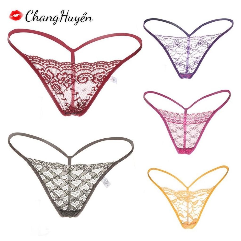 Quần lót lọt khe ren Sexy - giao màu ngẫu nhiên