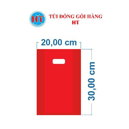 Túi nilon HD đỏ đựng quà, túi đựng hàng, túi gói hàng loại dai, bền, đẹp, đủ mọi kích thước, số lượng 1kg