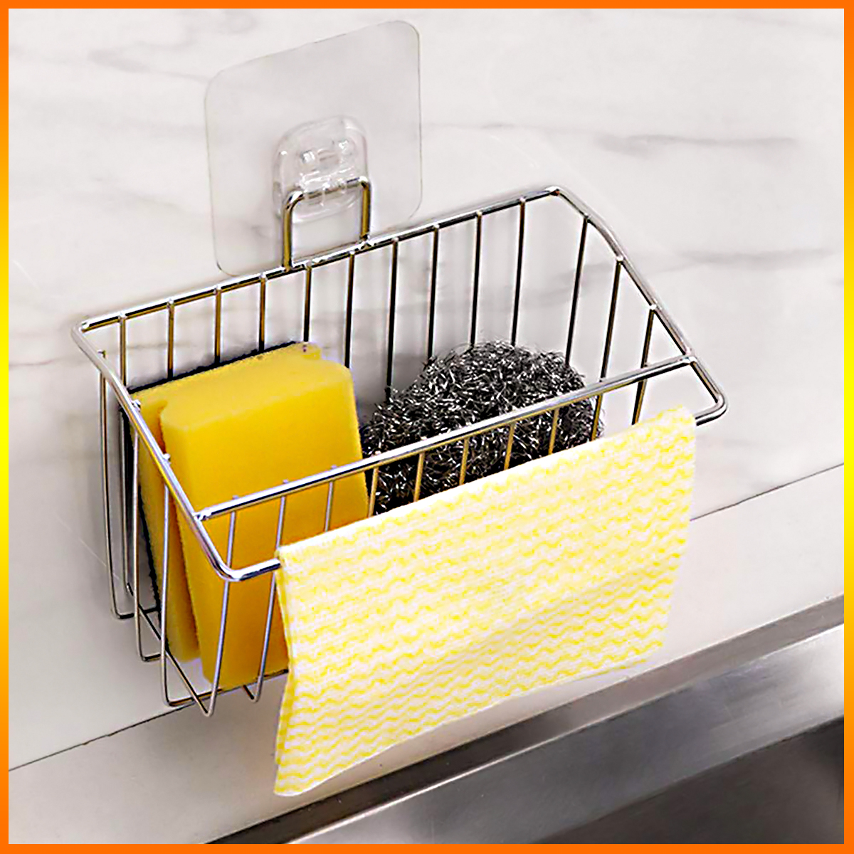 Giá đựng rẻ rửa bát có khay hứng nước Inox 304 tiện lợi