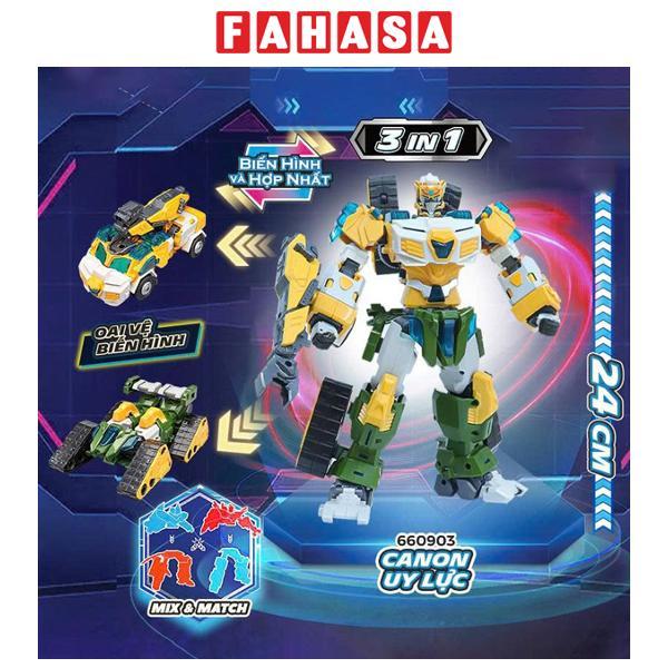 Đồ Chơi Robot Cannon Uy Lực Biến Hình Và Hợp Nhất 3 Trong 1 - Glory Alliance 660903
