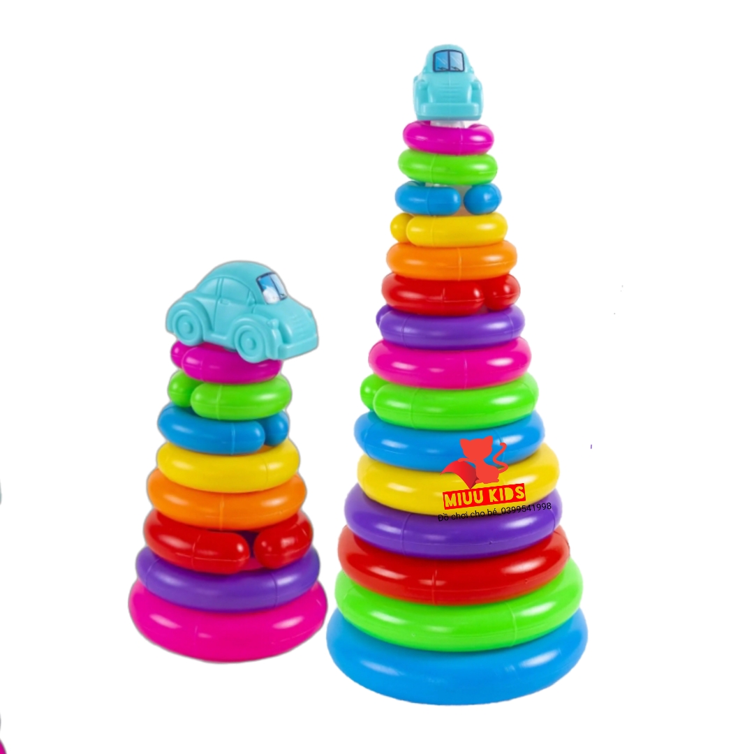 Đồ chơi Giúp bé Nhận Biết Kích Thước Phân Biệt Màu Sắc Size Lớn Hình Ô Tô Cho Bé Trai