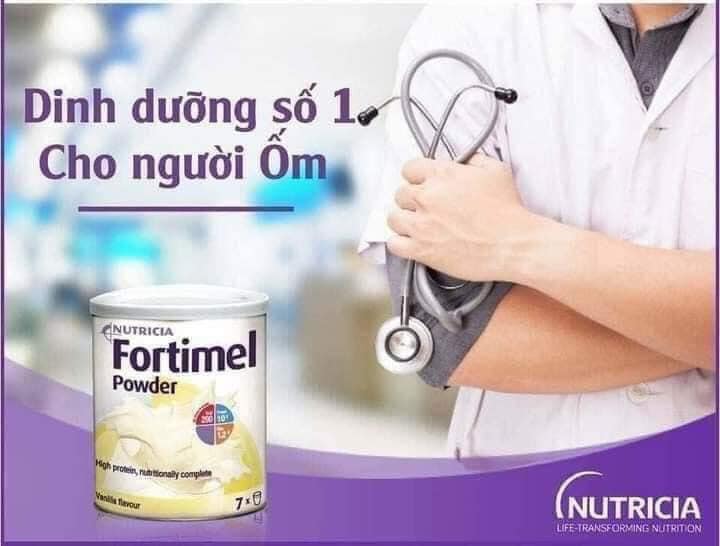 Combo 4 lon Sữa Fortimel Nutricia dinh dưỡng cho người gầy, ốm, suy nhược cơ thể bệnh nhân sau mổ