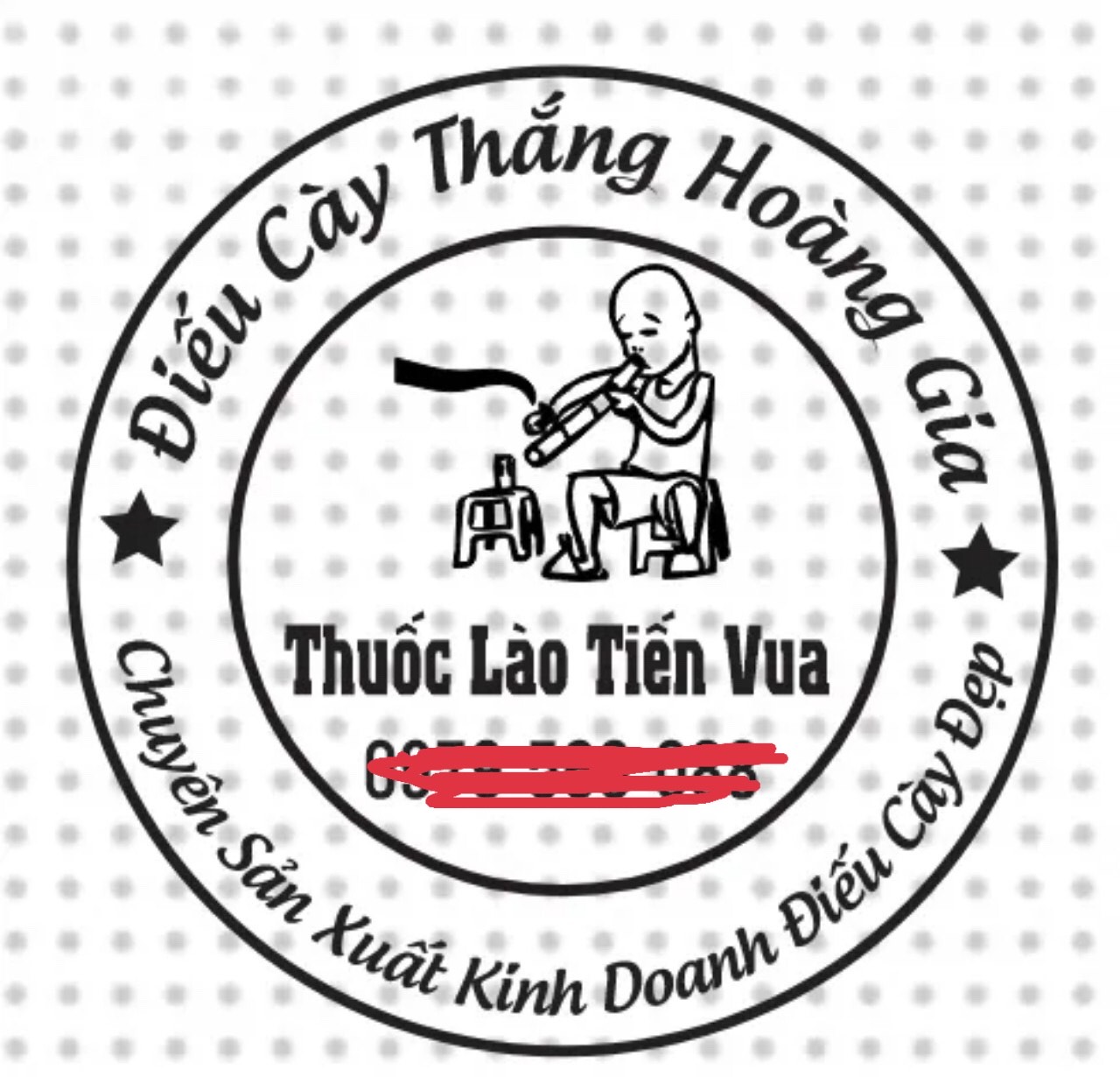 Thuốc lào Hải Phòng Tiến Vua đóng gói 100g loại 1