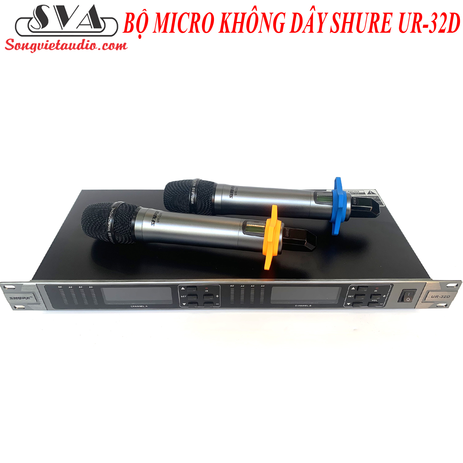 BỘ MICRO KARAOKE KHÔNG DÂY SHURE UR-32D