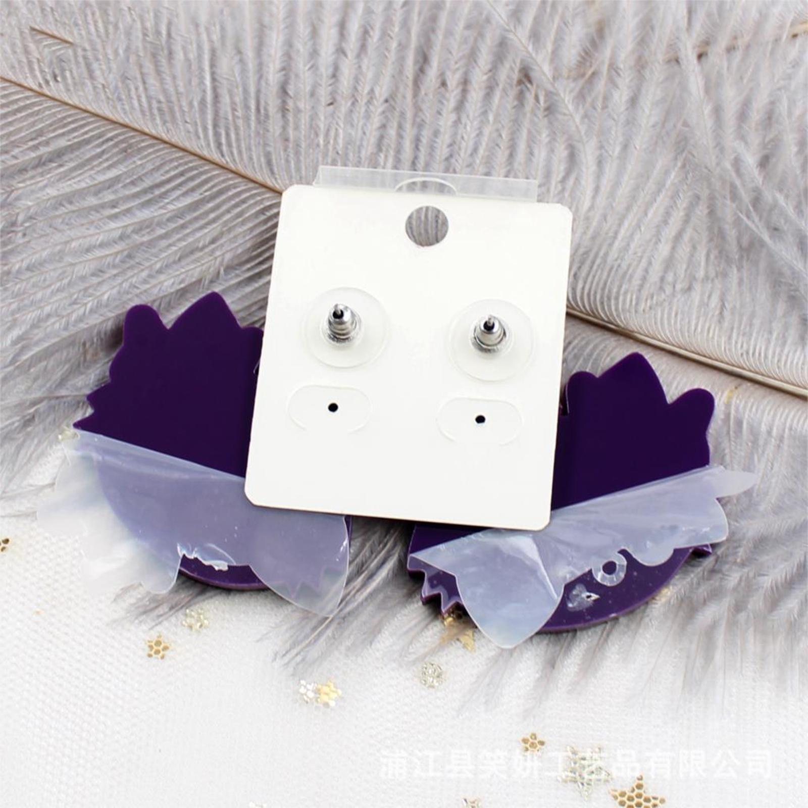 2Pcs Halloween Earrings Charms Decor Fashion Halloween Costume Accessories Cute Halloween Jewelry Stud Earrings for Party Festival Halloween