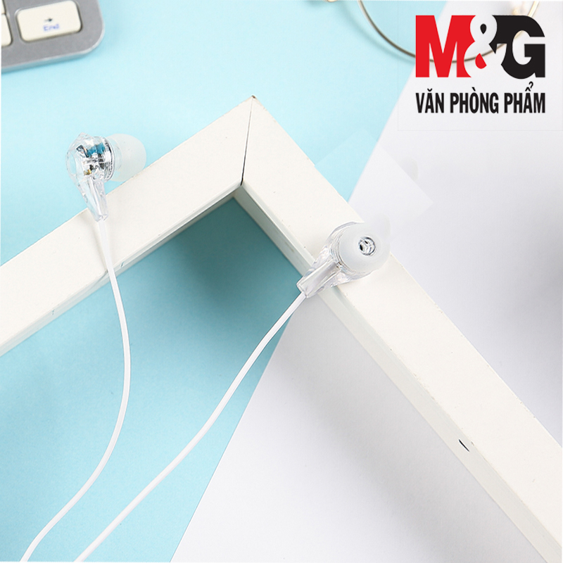 Tai Nghe Dây M&G ADG979C5 Thiêt Kế Trong Suốt Jack 3.5mm
