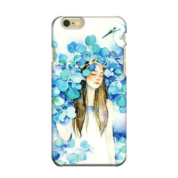 Ốp Lưng Dành Cho Điện Thoại iPhone 6 - Cô Gái Lá Xanh