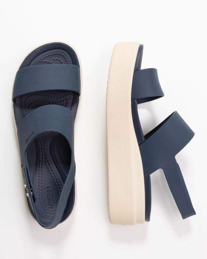 Sandal CrOSs Blooklyn Low 5cm quai ngang  cho nữ MÀU NAVY