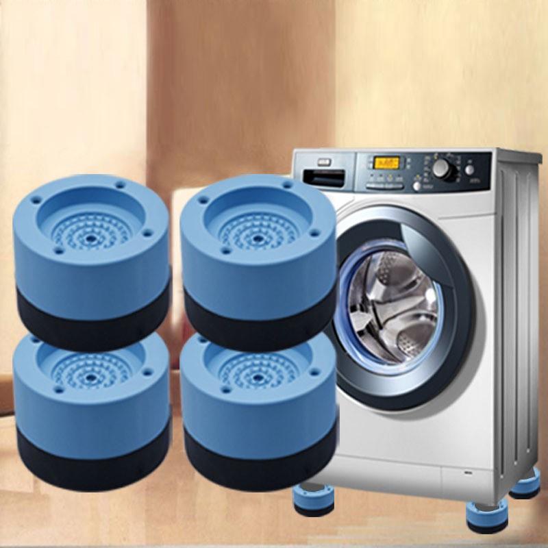 Bộ 4 Chiếc Chân Đế Kê Cao Su Đa Năng Cho Máy Giặt, Tủ Lạnh, Tủ, Bàn Ghế... Công Dụng Chống Rung, Chống Ồn, Chống Xê Dịch