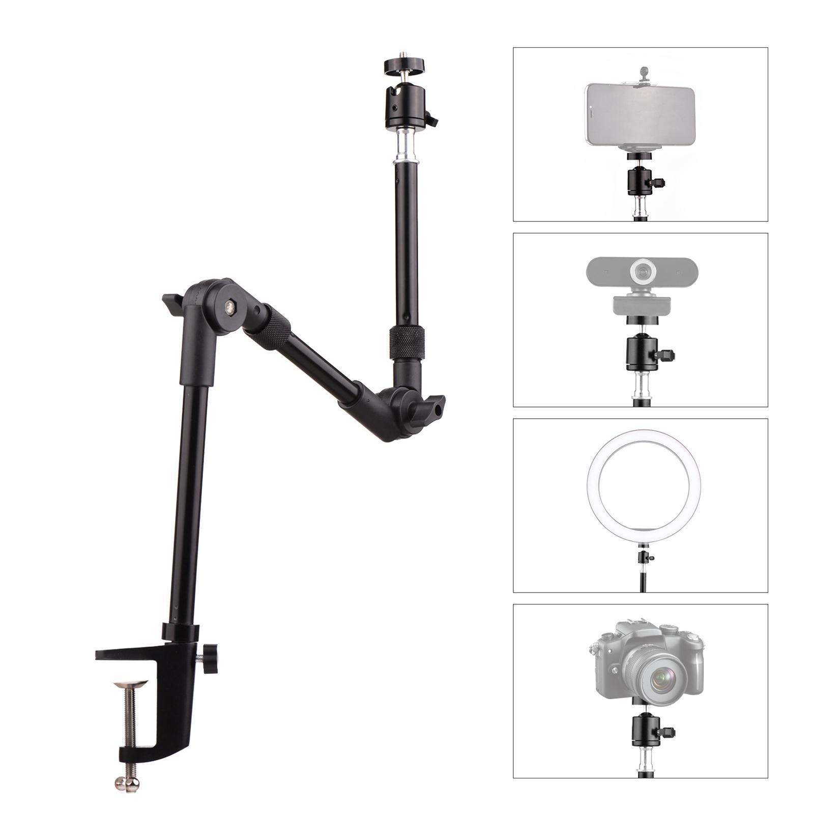 Monitor Desk Mount Stand Flexible Accessories  Video Stand Camera Clip