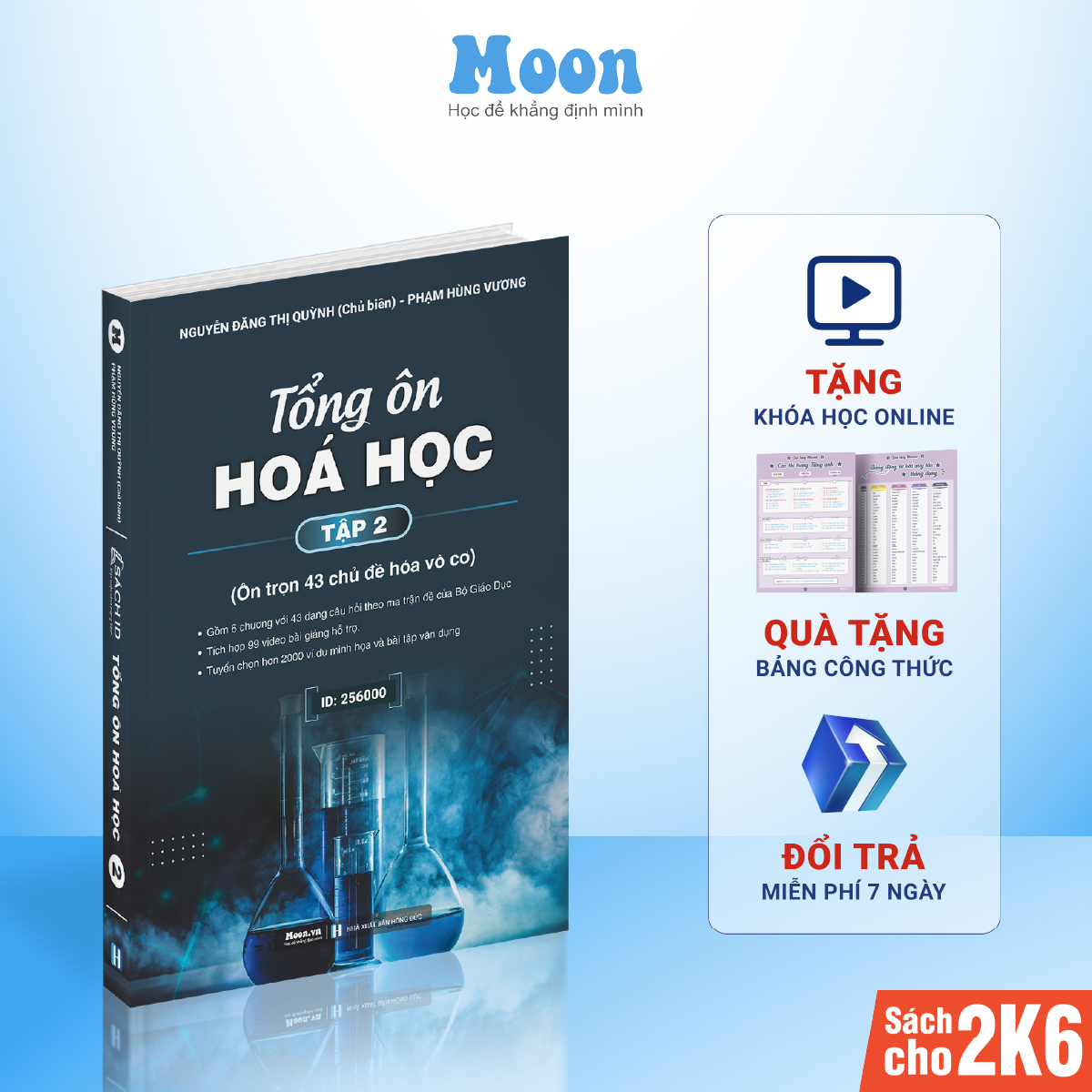 Sách ID Tổng Ôn Hoá Học Vô Cơ, Sách Ôn Thi THPT Quốc Gia Tập 2 Moon