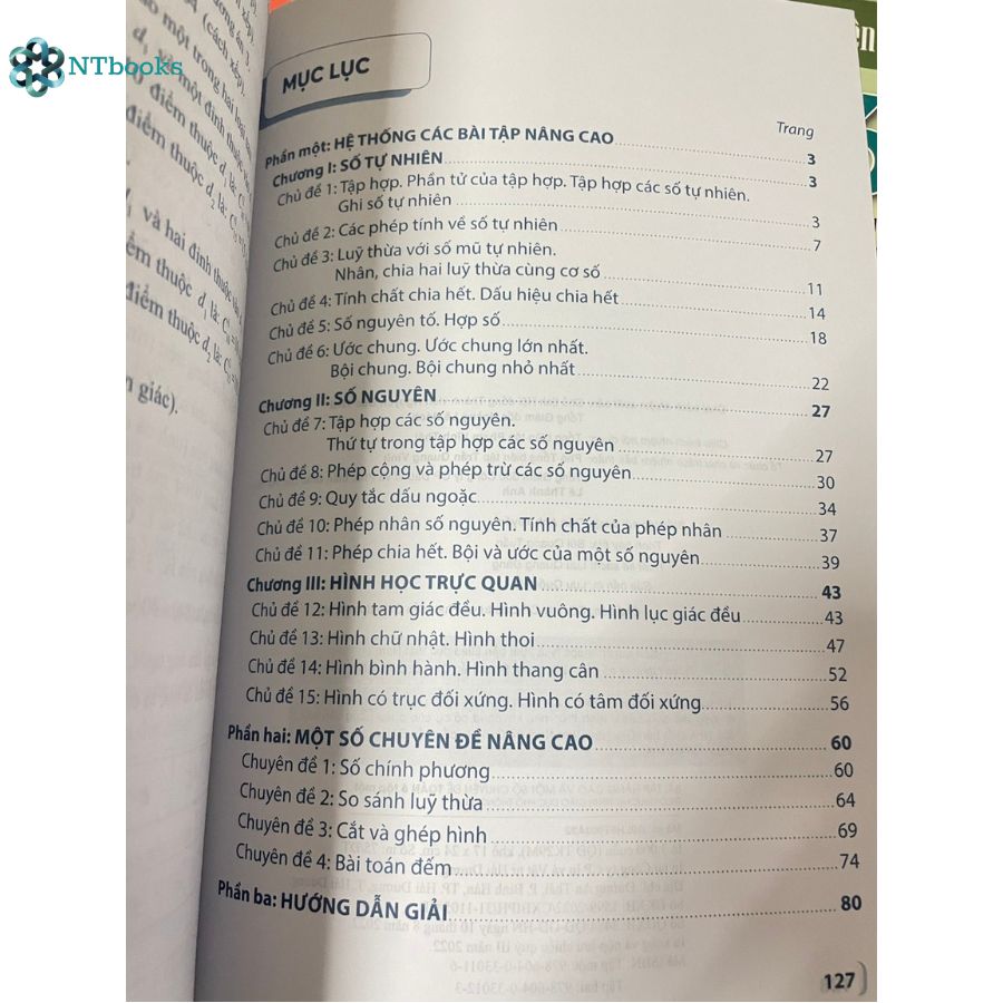 Combo 2 cuốn sách Bài tập nâng cao và một số chuyên đề Toán 6 Tập 1 + Tập 2