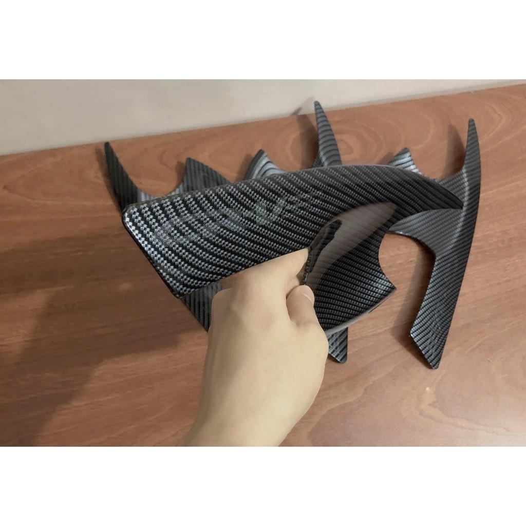 HONDA CRV 2018-2019-2020-2021, Ốp Hõm Cửa Xe Mẫu Cacbon 4 Chi Tiết