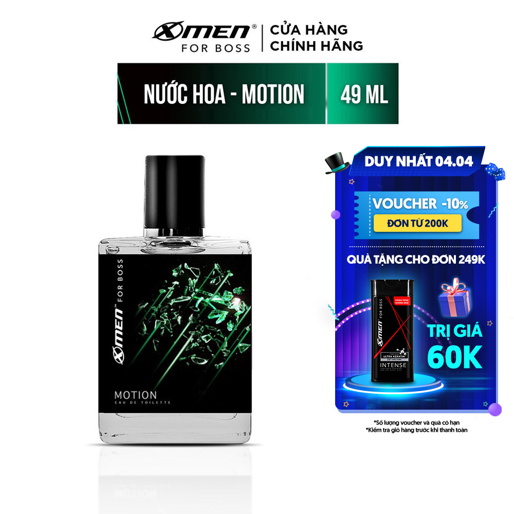 Nước hoa EDT X-Men for Boss Motion 49ml - Mùi hương năng động ...