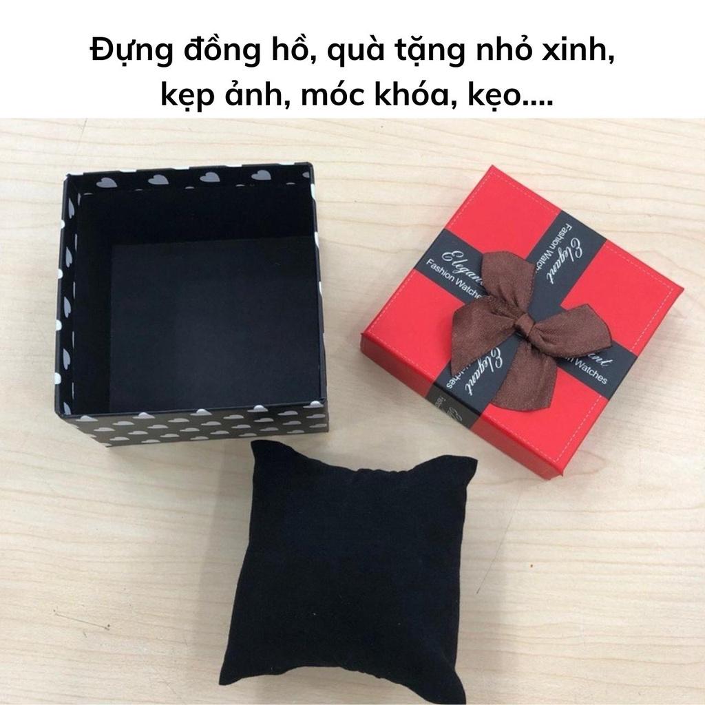 Hộp đựng quà mini màu sắc dễ thương hộp quà tặng đựng đươc móc khóa, kẹo Tú Vy Studio