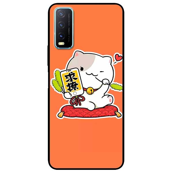 Ốp lưng dành cho Vivo Y20 - Y20s - Y12s mẫu Mèo Vui Vẻ