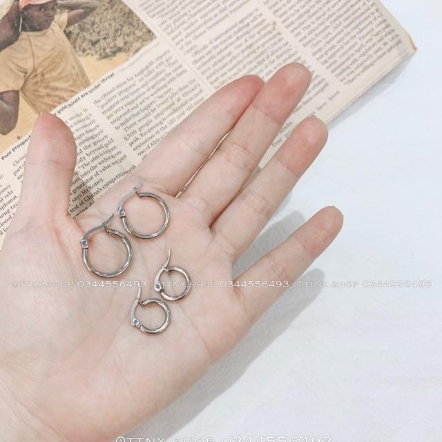 Khuyên tai tròn nhỏ basic