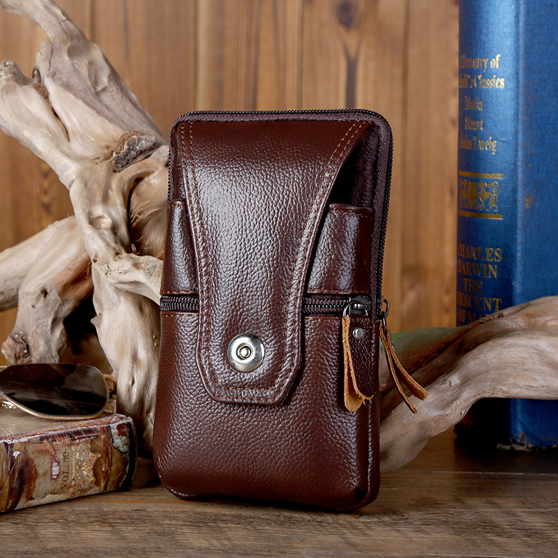 Bao Da Đeo Lưng dành cho Samsung Galaxy Note 8 Special Dáng Đứng Da Bò Màu Nâu Đất