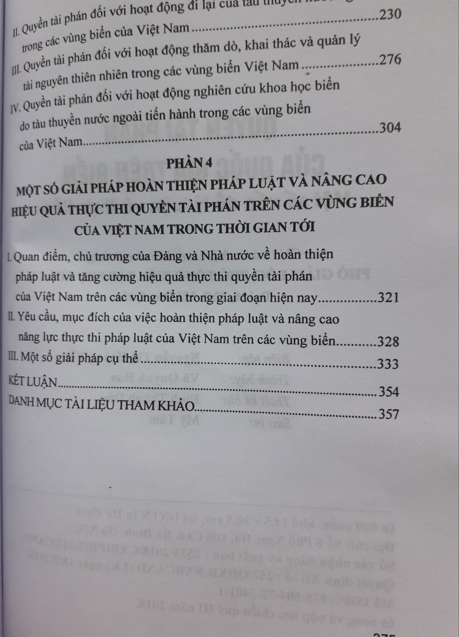 Quyền Tài Phán Của Quốc Gia Trên Biển - Một Số Vấn Đề Lý Luận Và Thực Tiễn