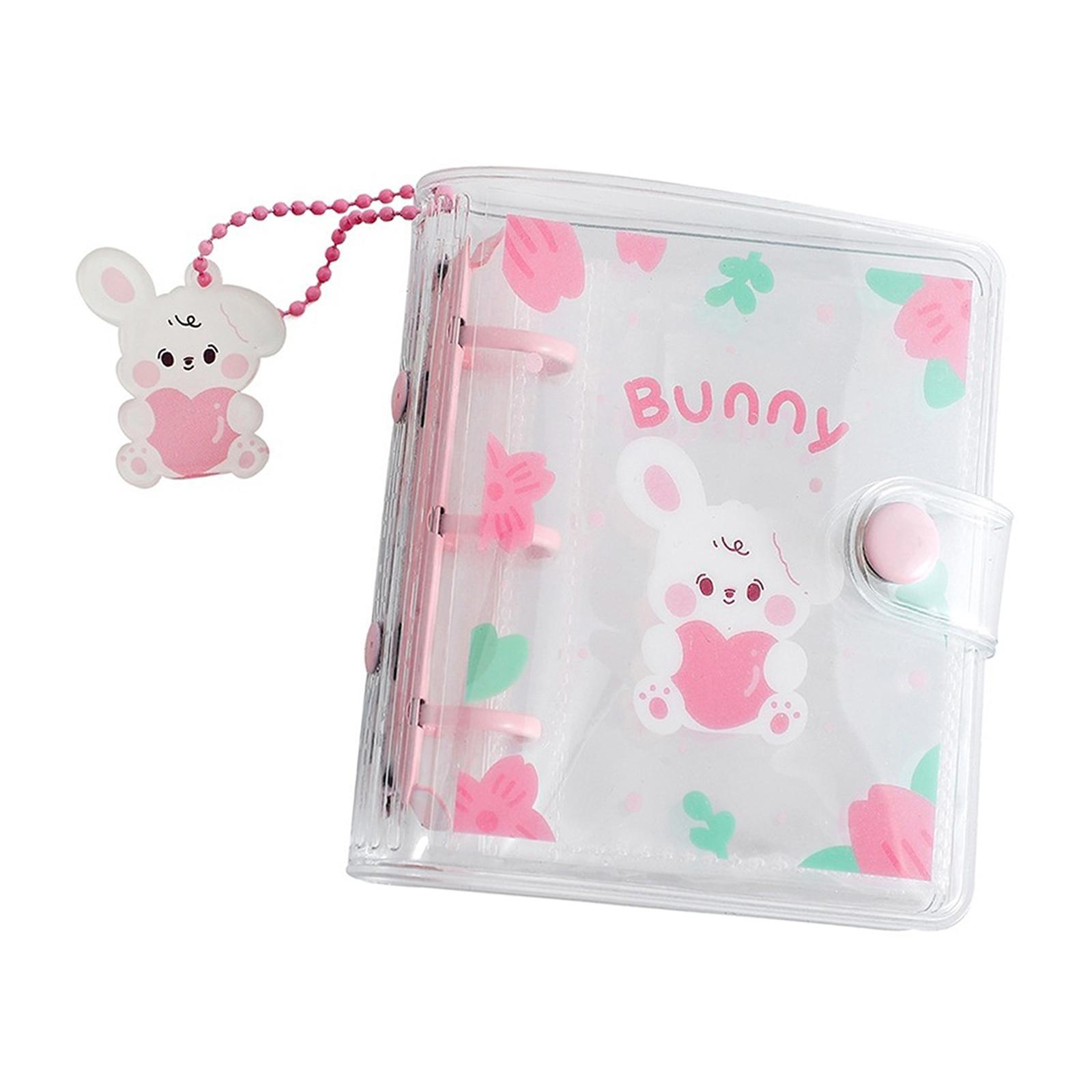 Mini Photo Album, Photo Card Holder with Pendant 10 Pockets