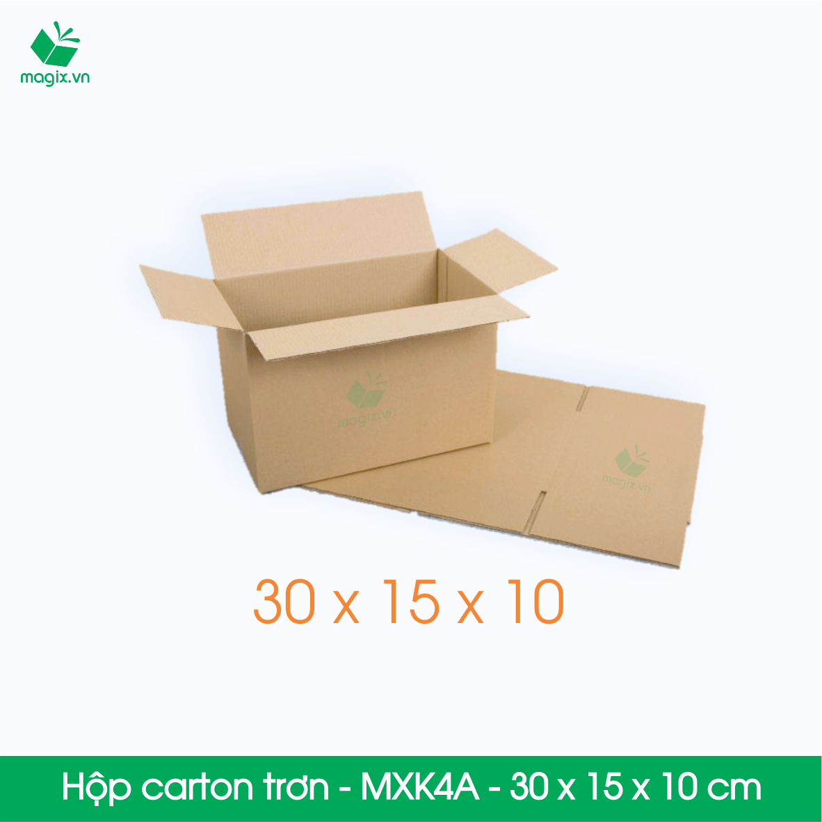 MXK4A - 30x15x10 cm - 100 Thùng hộp carton