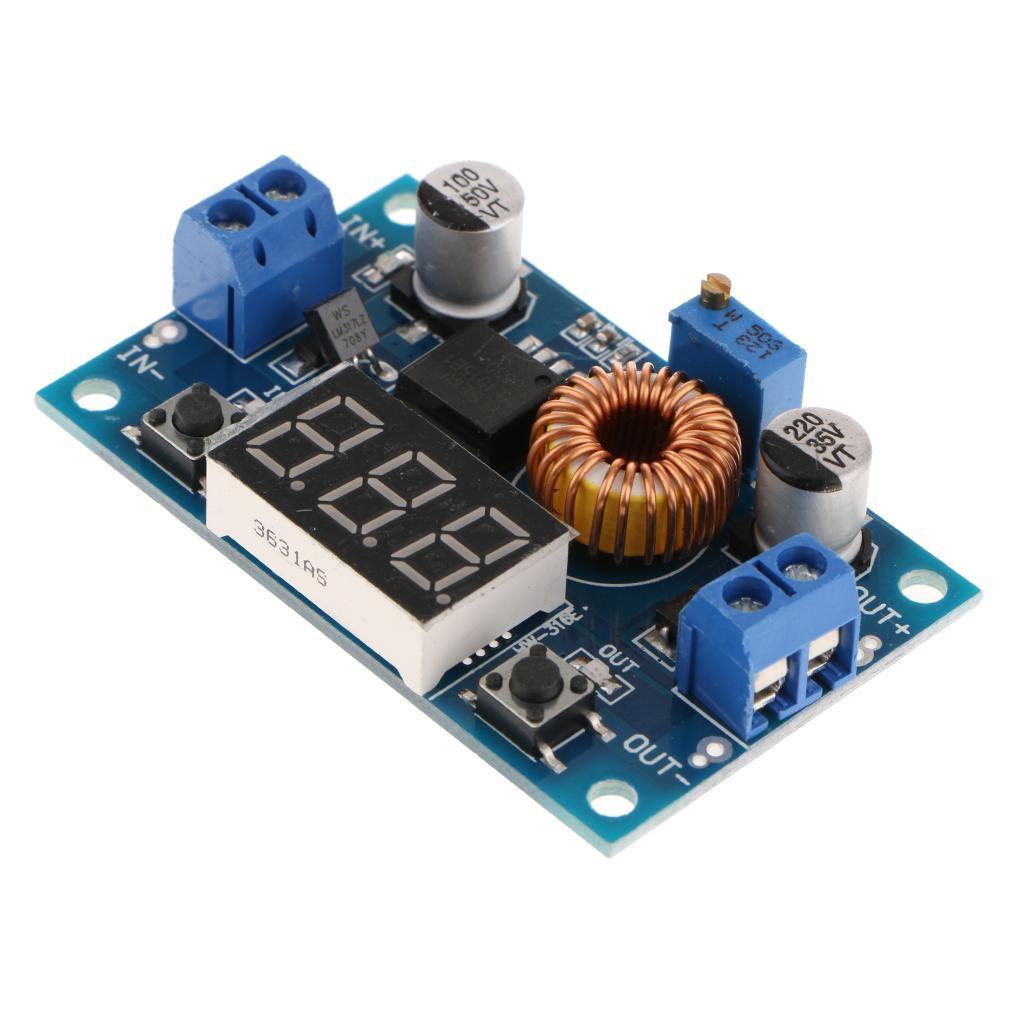 5A 75W DC To DC Set Down Volt Constant Volt Converter With LED Display Voltmeter