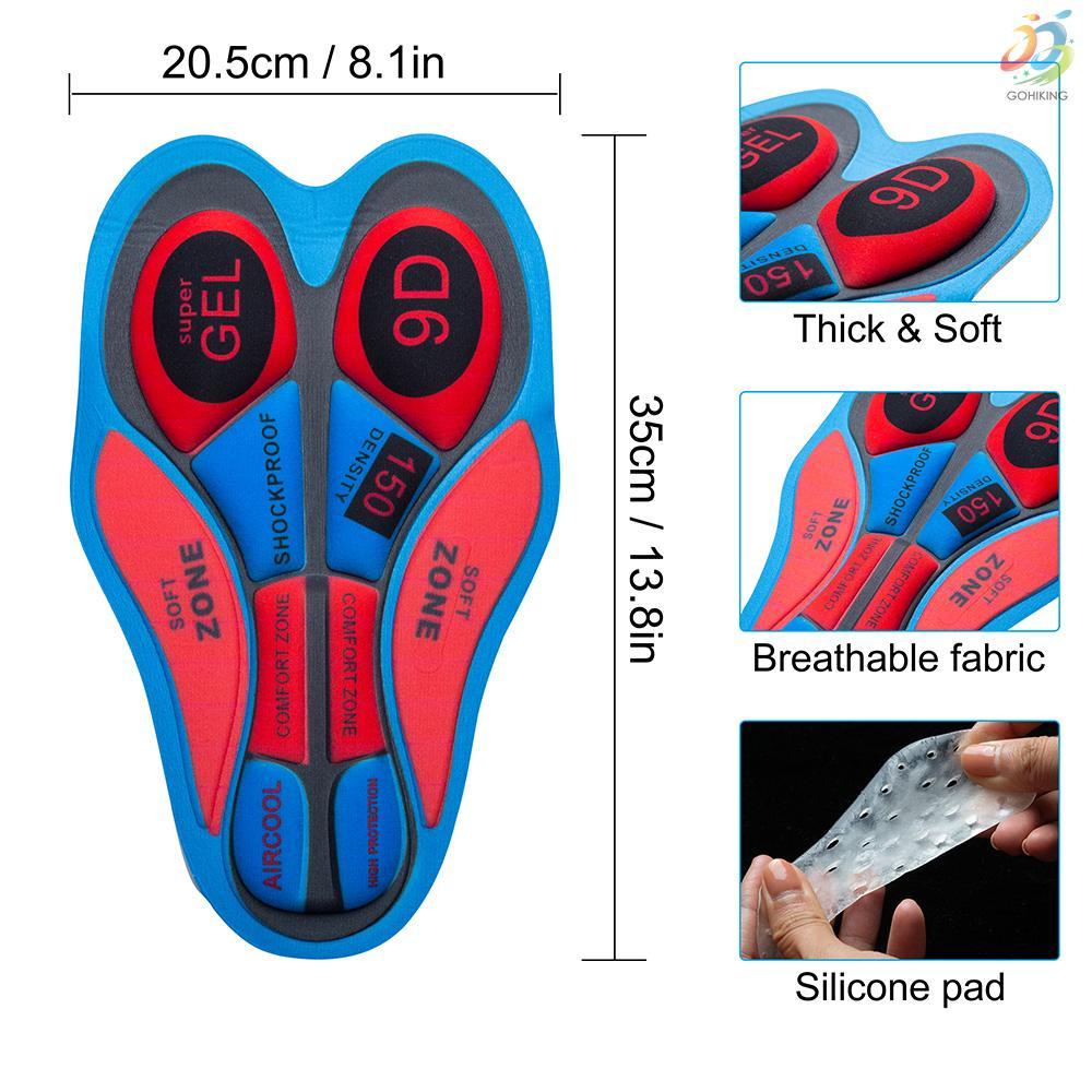 Quần Short Có Mút Đệm Dày Thoáng Khí Co Giãn Cho Nam Nữ Chạy Xe Đạp