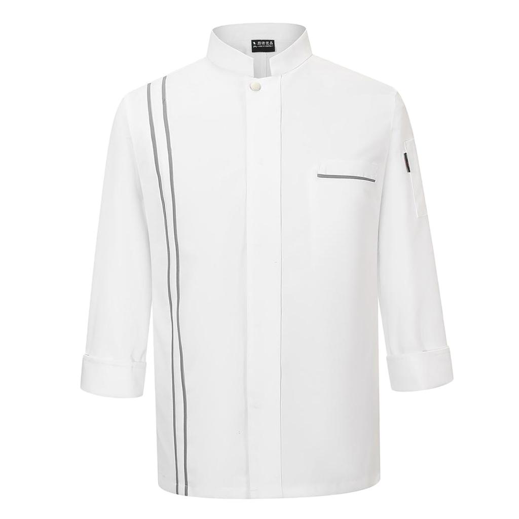 Winter Chef Jackets Long Sleeved Coat Hotels Kitchen Uniforms For Women Men