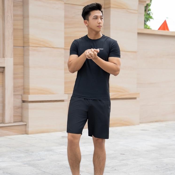 Quần short nam YODY dáng thể thao quốc dân thiết kế cạp chun SQM5021