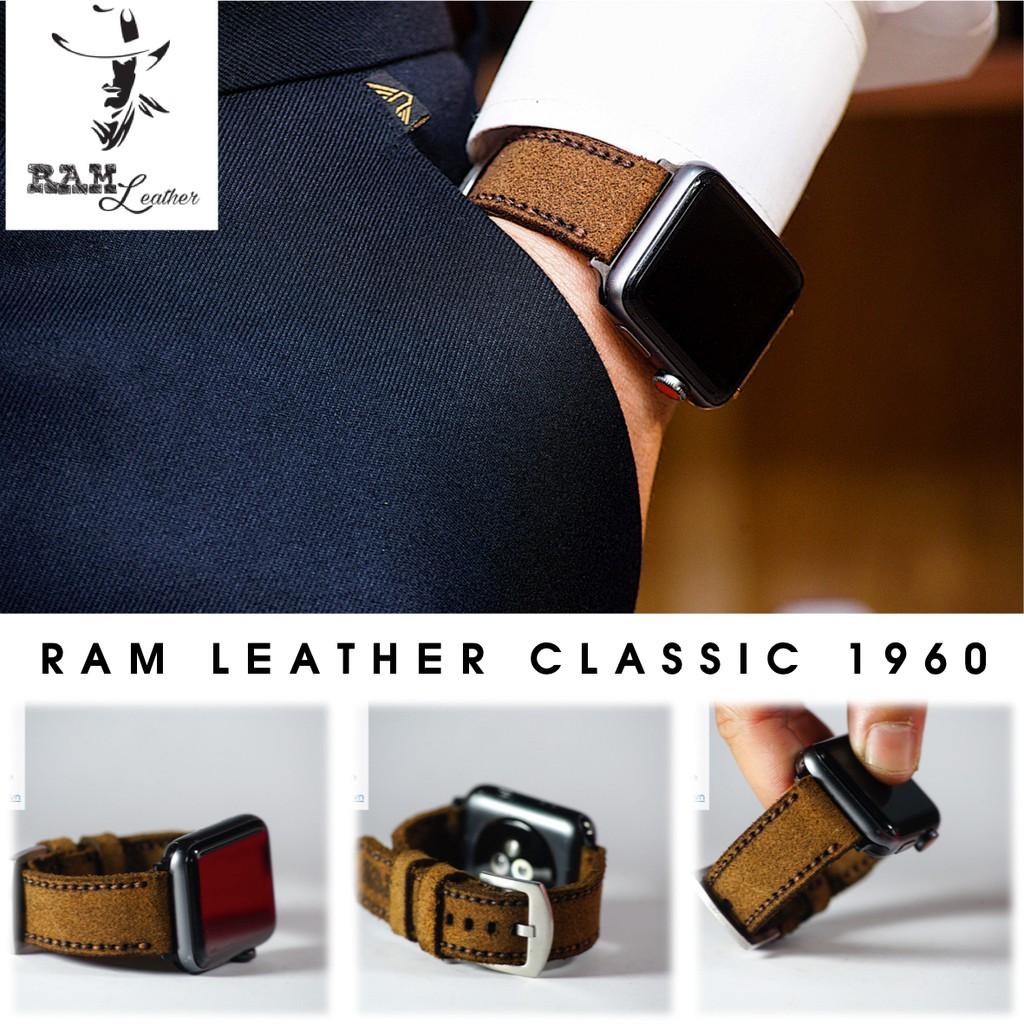 Dây đồng hồ RAM Leather cho apple watch da bò thật - RAM 1960