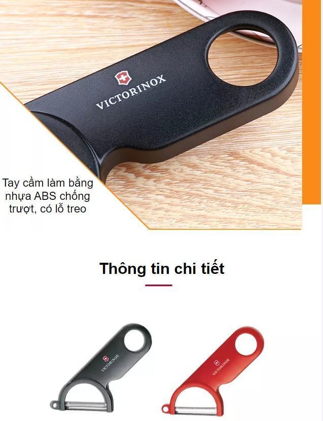 Nạo Rau Củ Quả Đa Năng Victorinox, Lưỡi Thép Không Gỉ, Tay Cầm Chống Trượt Chắc Chắn, Nhập Thụy Sỹ