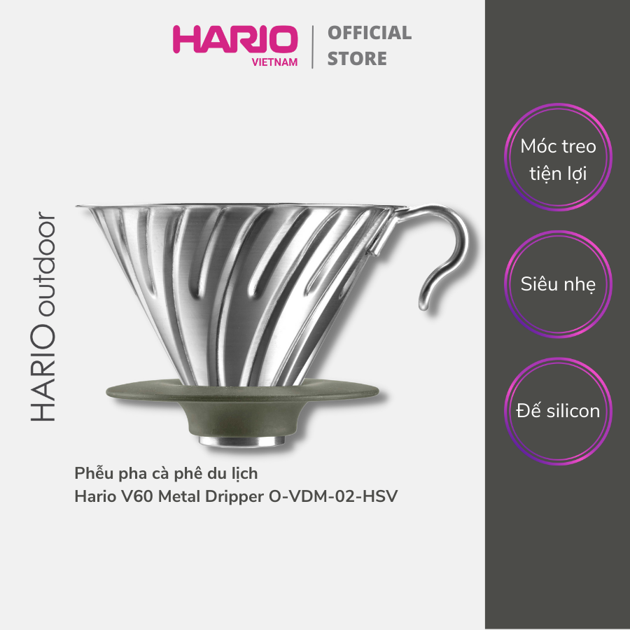 Phễu inox pha cà phê Hario