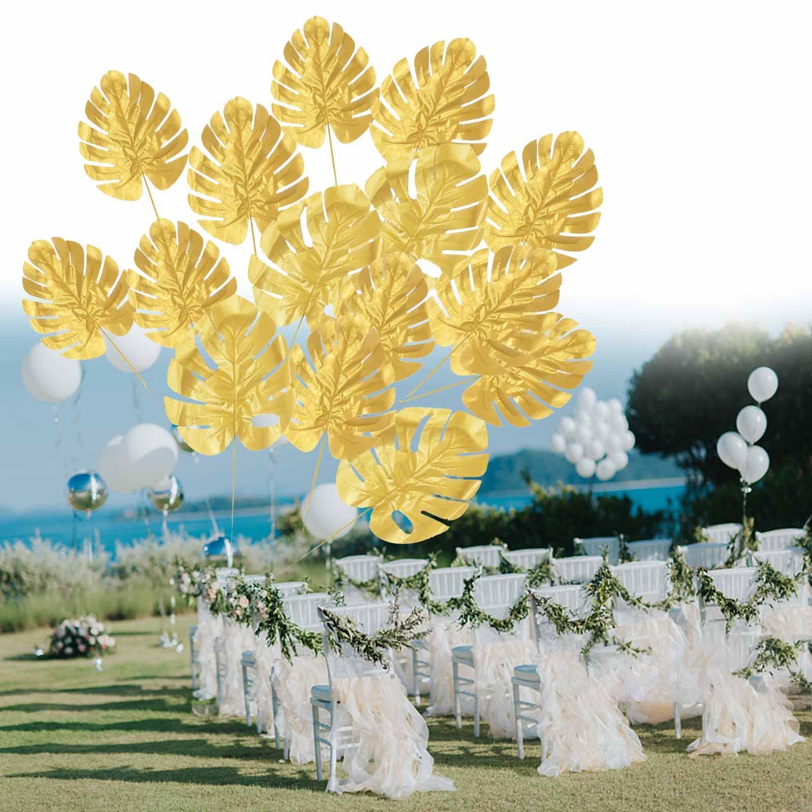 Artificial Tropical Leaves for Home Decoration Jungle Birthday Theme Party