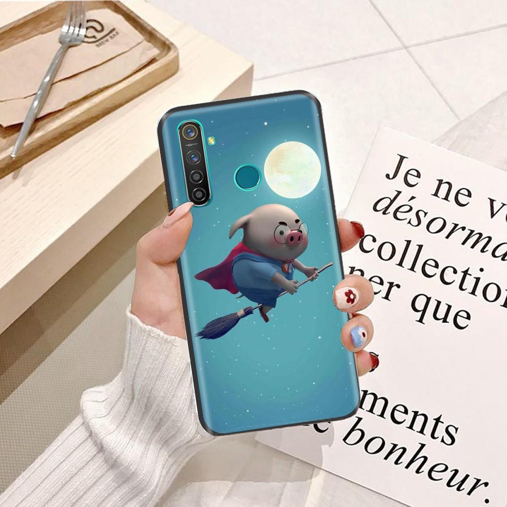 Ốp lưng dành cho điện thoại Oppo A92 Silicon dẻo hình Heo Con Dễ Thương