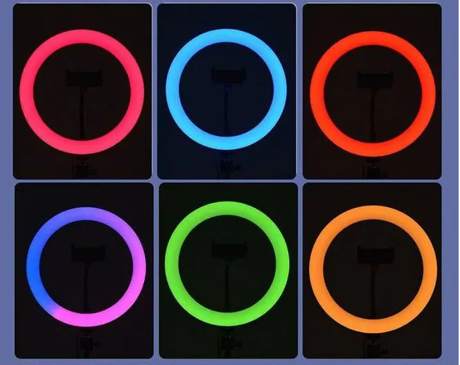 Đèn led Ring tròn đổi màu RGB MJ33