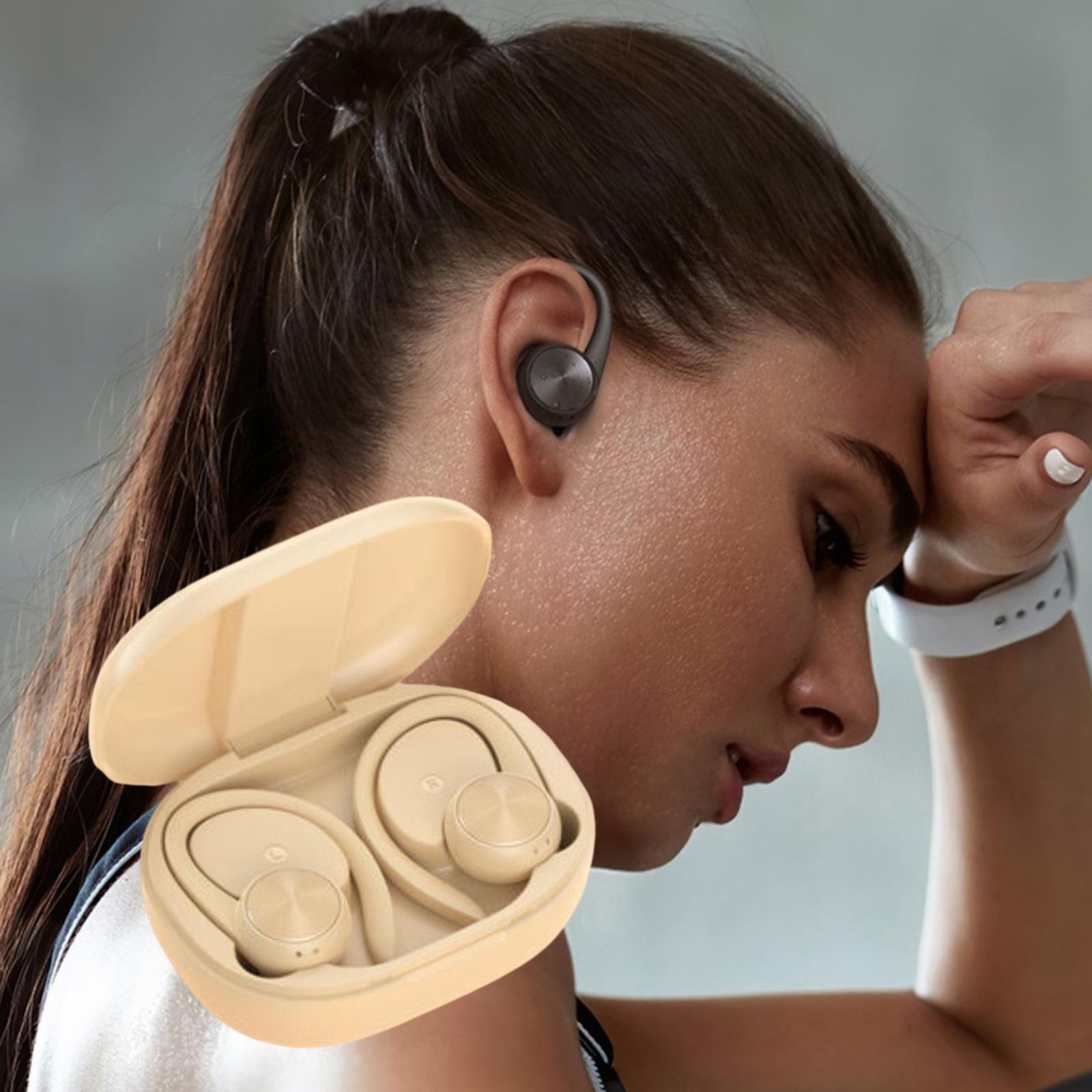 2 Pieces Ear-Hook Bluetooth 5.0 Earpiece for Driving LED Battery Display