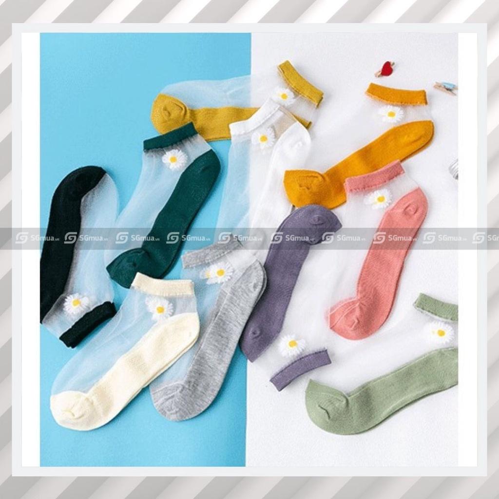Tất hoa cúc, vớ hoa cúc, vớ ngắn, vớ cổ chân nữ