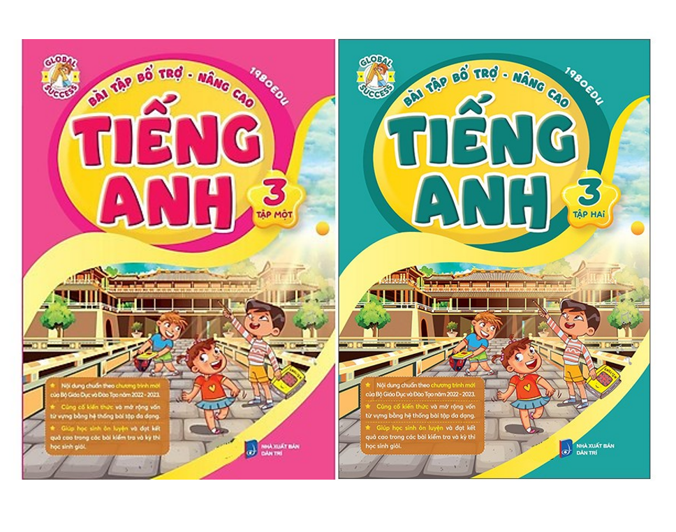 Sách - Combo Bài Tập Bổ Trợ Nâng Cao Tiếng Anh Lớp 3 - Tập 1 + 2